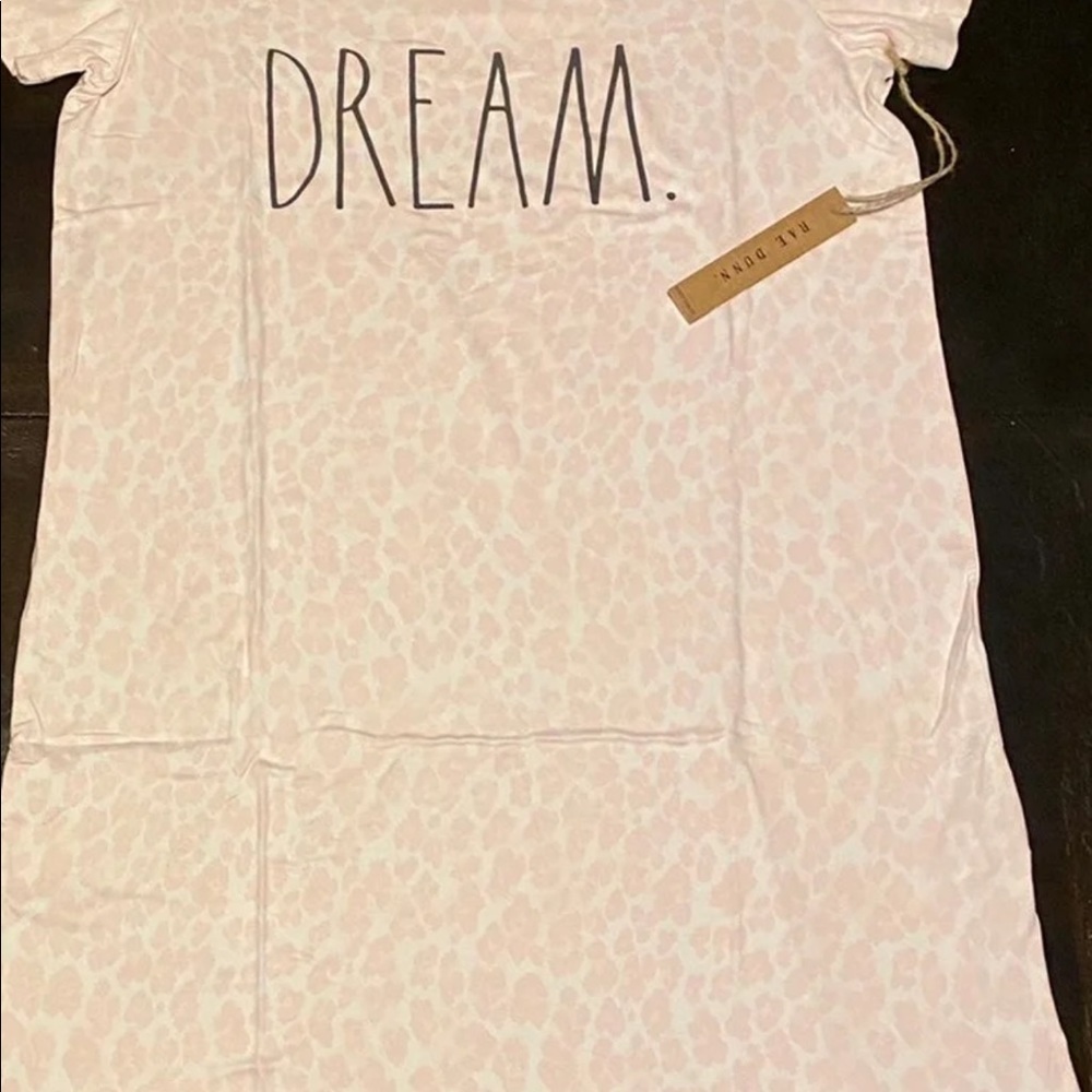 ****SOLD****Rae Dunn Nightgown Dream pink animal print Size XL - Picture 3 of 5